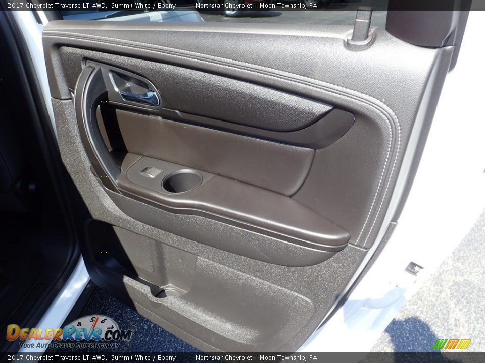 2017 Chevrolet Traverse LT AWD Summit White / Ebony Photo #20