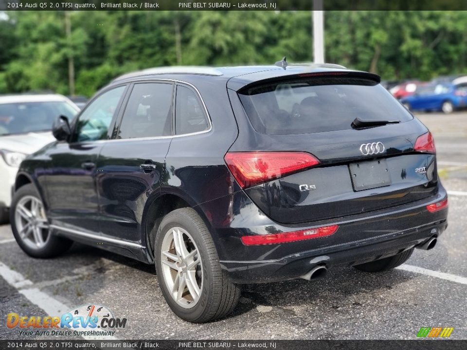 2014 Audi Q5 2.0 TFSI quattro Brilliant Black / Black Photo #3