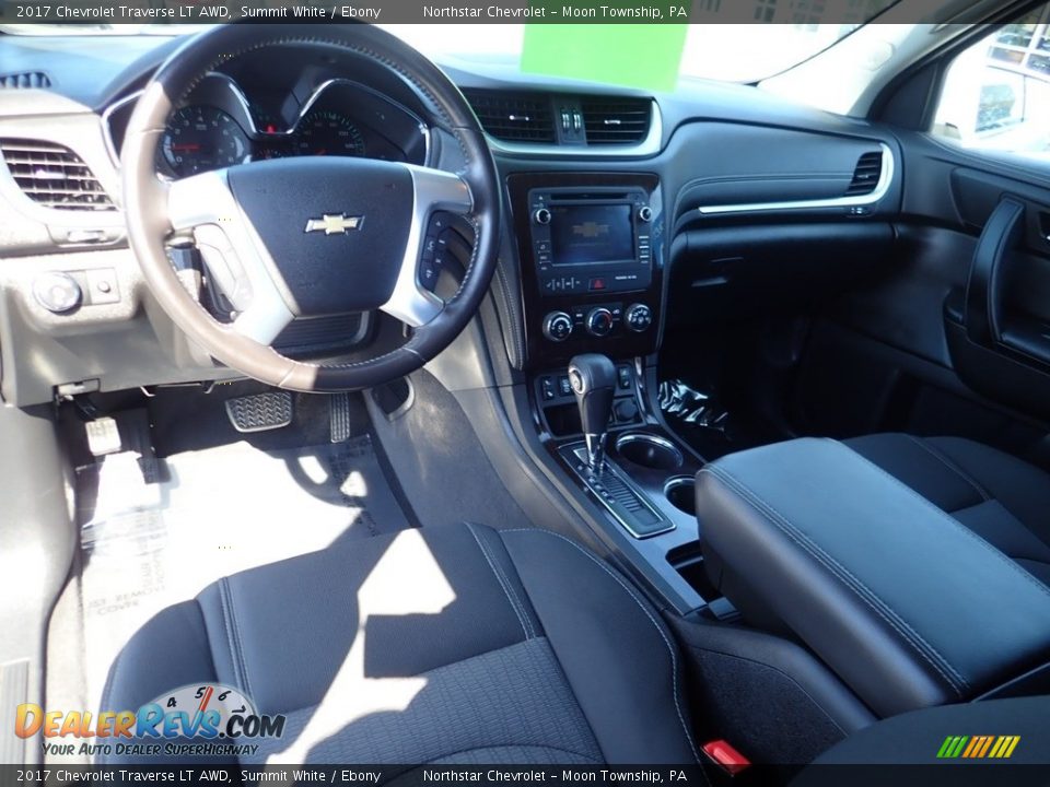 2017 Chevrolet Traverse LT AWD Summit White / Ebony Photo #23