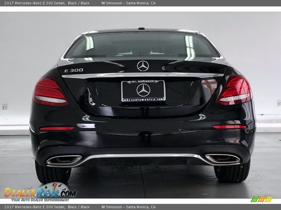 2017 Mercedes-Benz E 300 Sedan Black / Black Photo #3