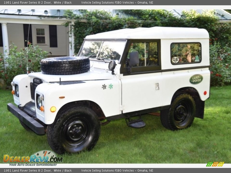 White 1981 Land Rover Series III 2 Door Photo #9