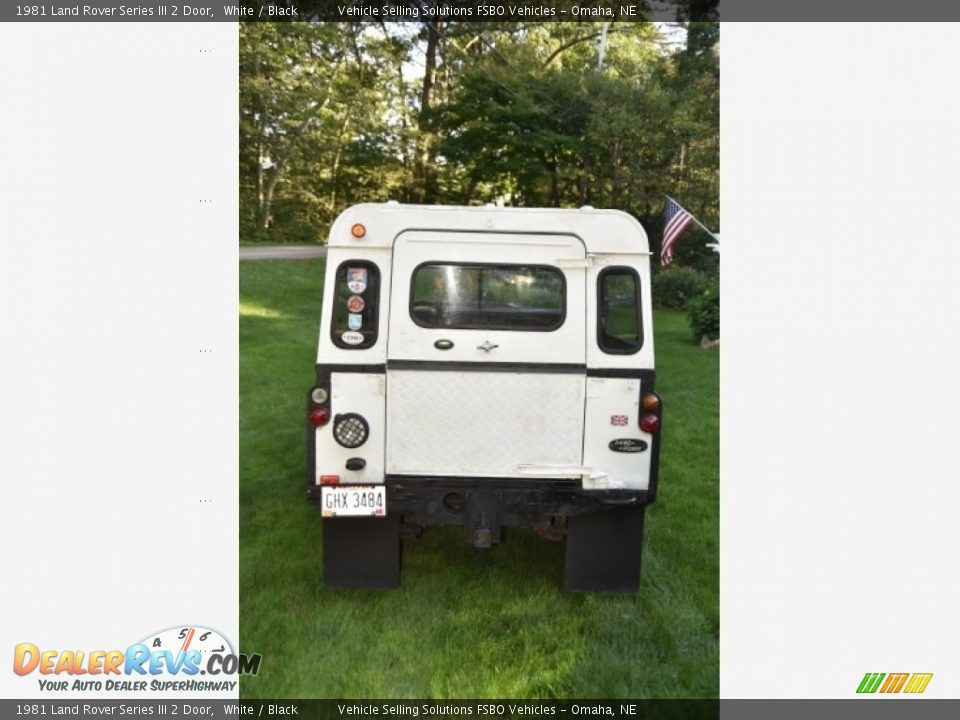 White 1981 Land Rover Series III 2 Door Photo #13