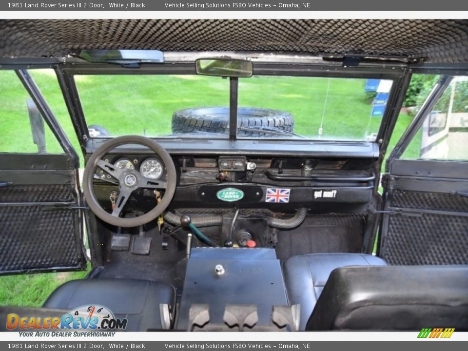 Black Interior - 1981 Land Rover Series III 2 Door Photo #15