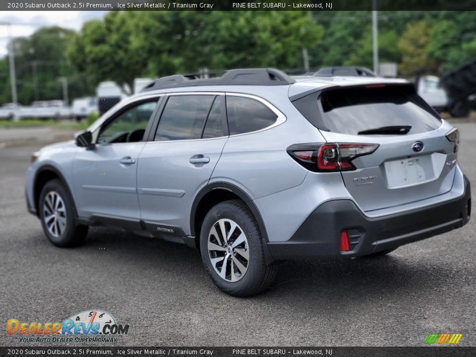 2020 Subaru Outback 2.5i Premium Ice Silver Metallic / Titanium Gray Photo #6