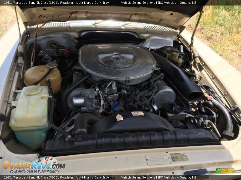 1981 Mercedes-Benz SL Class 380 SL Roadster 3.8 Liter SOHC 16-Valve V8 Engine Photo #2