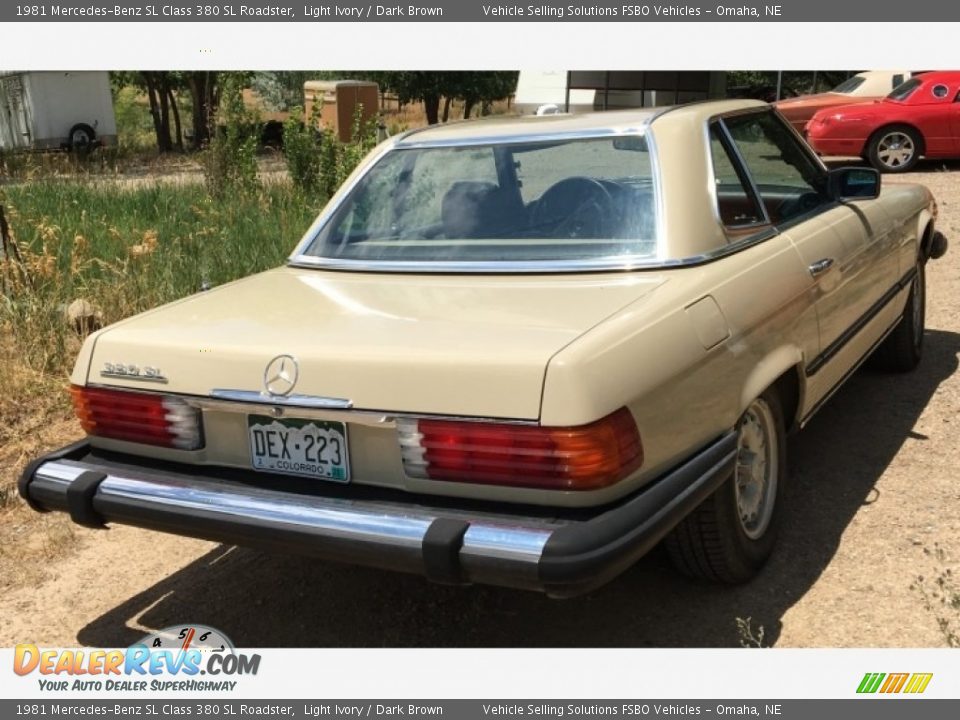 Light Ivory 1981 Mercedes-Benz SL Class 380 SL Roadster Photo #8