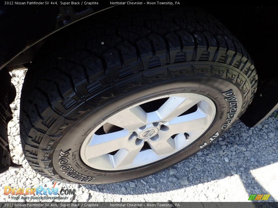2012 Nissan Pathfinder SV 4x4 Super Black / Graphite Photo #3