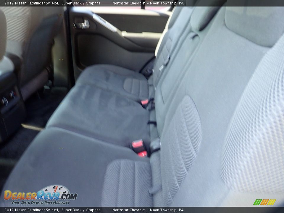2012 Nissan Pathfinder SV 4x4 Super Black / Graphite Photo #5