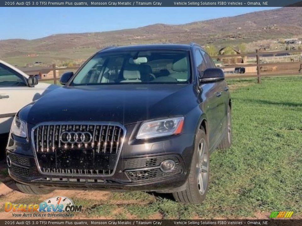 2016 Audi Q5 3.0 TFSI Premium Plus quattro Monsoon Gray Metallic / Titanium Gray Photo #7