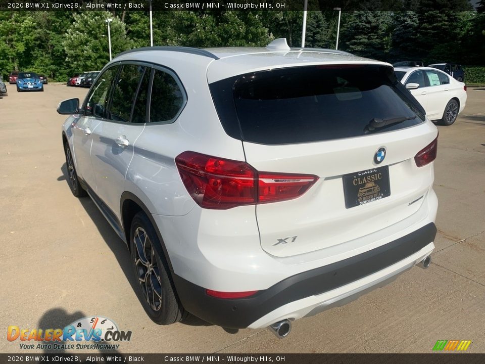 2020 BMW X1 xDrive28i Alpine White / Black Photo #2
