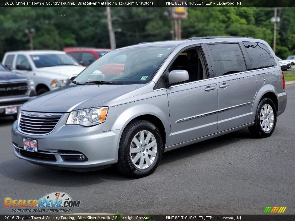 2016 Chrysler Town & Country Touring Billet Silver Metallic / Black/Light Graystone Photo #3