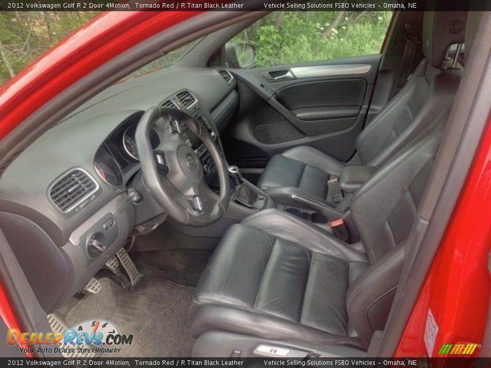 Front Seat of 2012 Volkswagen Golf R 2 Door 4Motion Photo #2