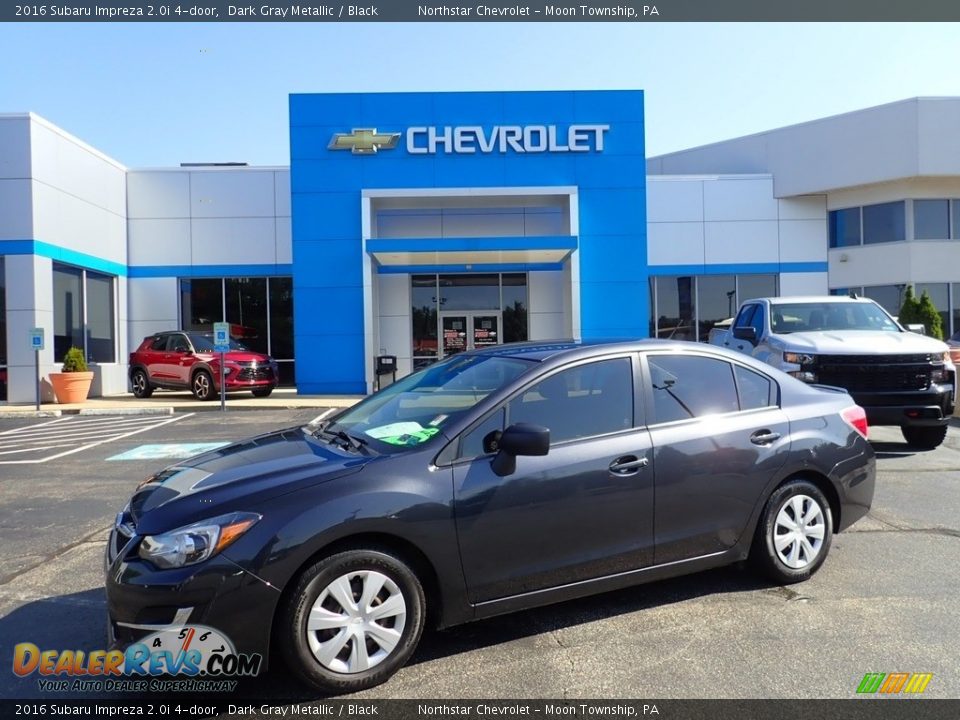 2016 Subaru Impreza 2.0i 4-door Dark Gray Metallic / Black Photo #1