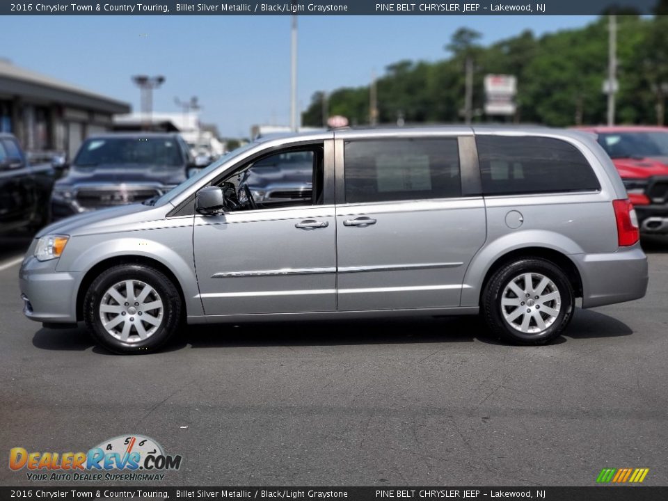 2016 Chrysler Town & Country Touring Billet Silver Metallic / Black/Light Graystone Photo #4