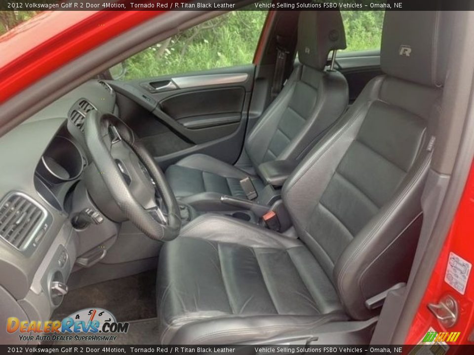 Front Seat of 2012 Volkswagen Golf R 2 Door 4Motion Photo #3