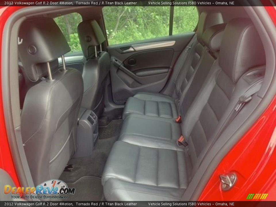 Rear Seat of 2012 Volkswagen Golf R 2 Door 4Motion Photo #4