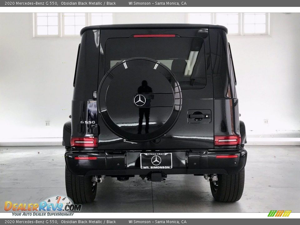 2020 Mercedes-Benz G 550 Obsidian Black Metallic / Black Photo #3