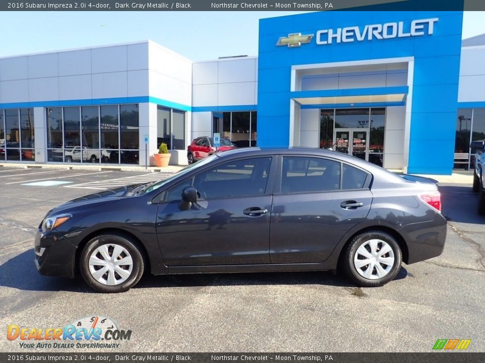 2016 Subaru Impreza 2.0i 4-door Dark Gray Metallic / Black Photo #3