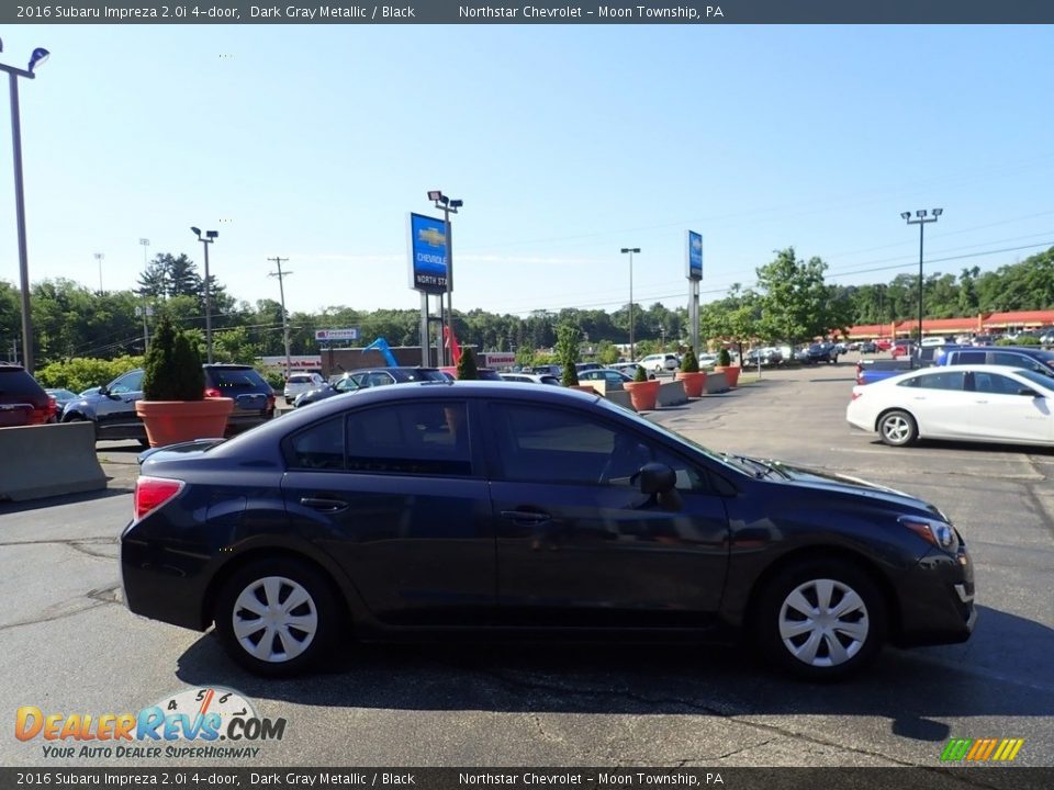 2016 Subaru Impreza 2.0i 4-door Dark Gray Metallic / Black Photo #9