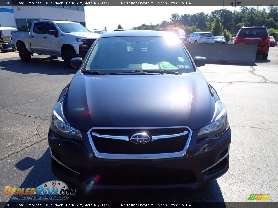 2016 Subaru Impreza 2.0i 4-door Dark Gray Metallic / Black Photo #12