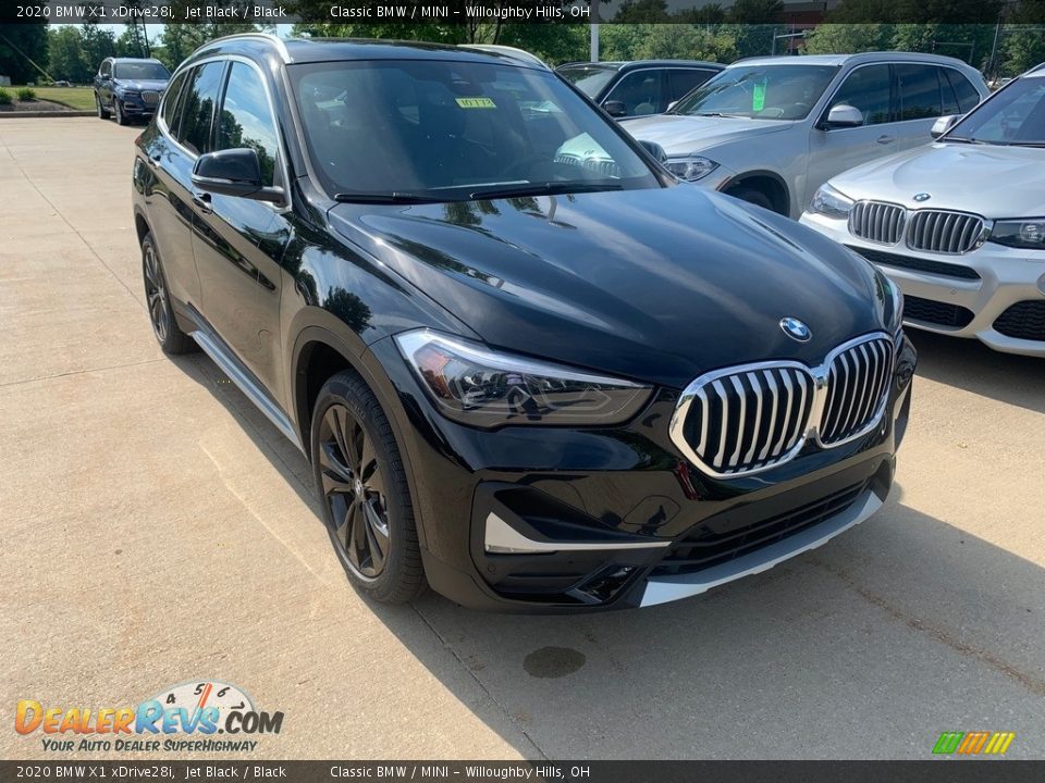 2020 BMW X1 xDrive28i Jet Black / Black Photo #1