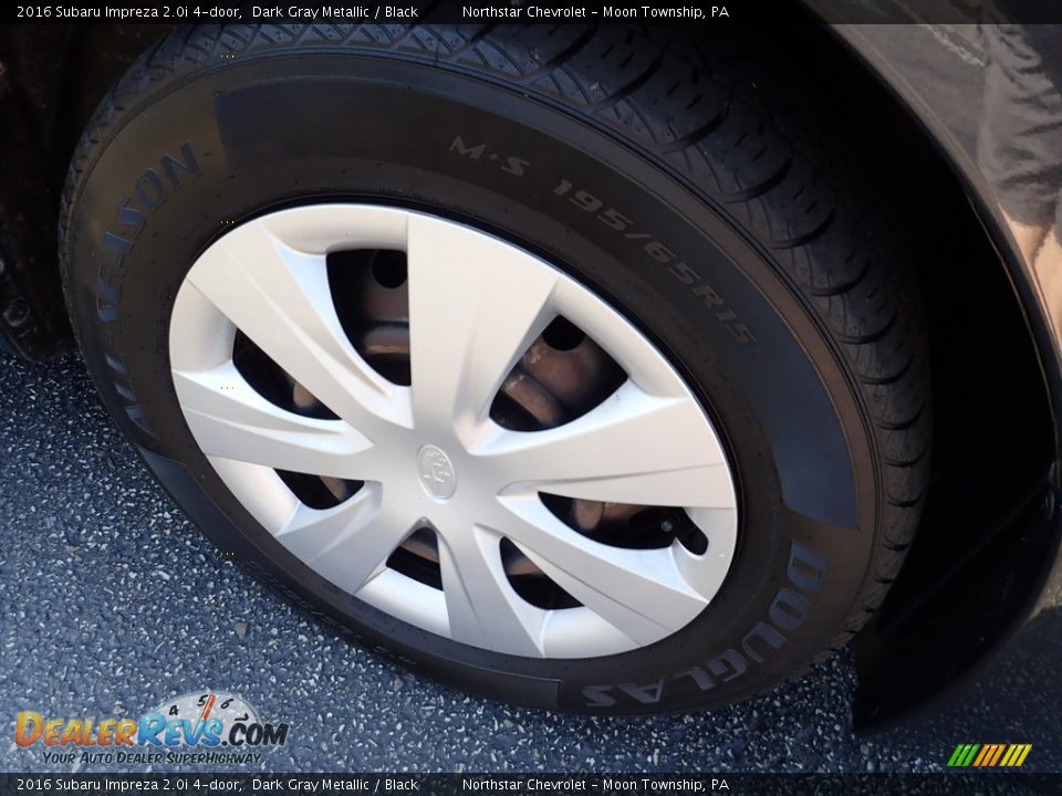 2016 Subaru Impreza 2.0i 4-door Dark Gray Metallic / Black Photo #13