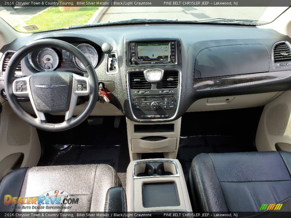 2016 Chrysler Town & Country Touring Billet Silver Metallic / Black/Light Graystone Photo #16