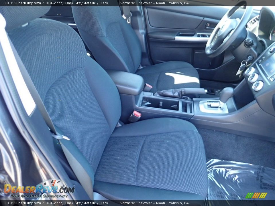 2016 Subaru Impreza 2.0i 4-door Dark Gray Metallic / Black Photo #14
