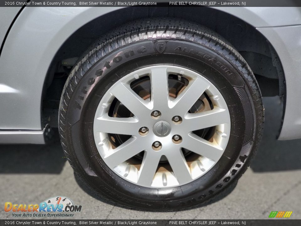 2016 Chrysler Town & Country Touring Billet Silver Metallic / Black/Light Graystone Photo #20