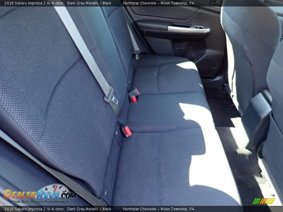 2016 Subaru Impreza 2.0i 4-door Dark Gray Metallic / Black Photo #17