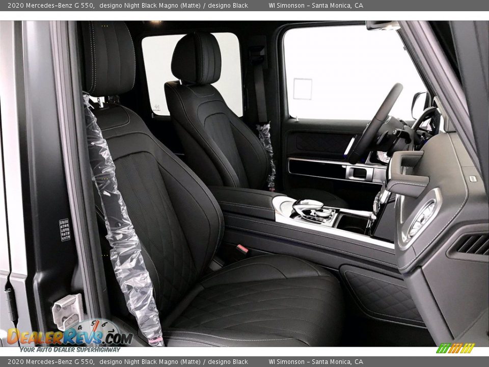 designo Black Interior - 2020 Mercedes-Benz G 550 Photo #5