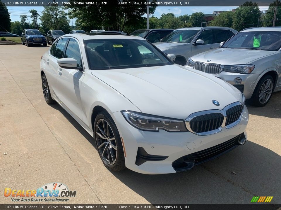 2020 BMW 3 Series 330i xDrive Sedan Alpine White / Black Photo #1