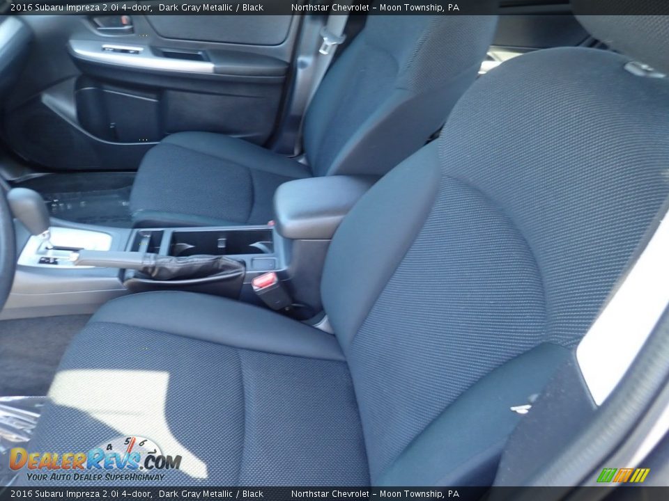 2016 Subaru Impreza 2.0i 4-door Dark Gray Metallic / Black Photo #19