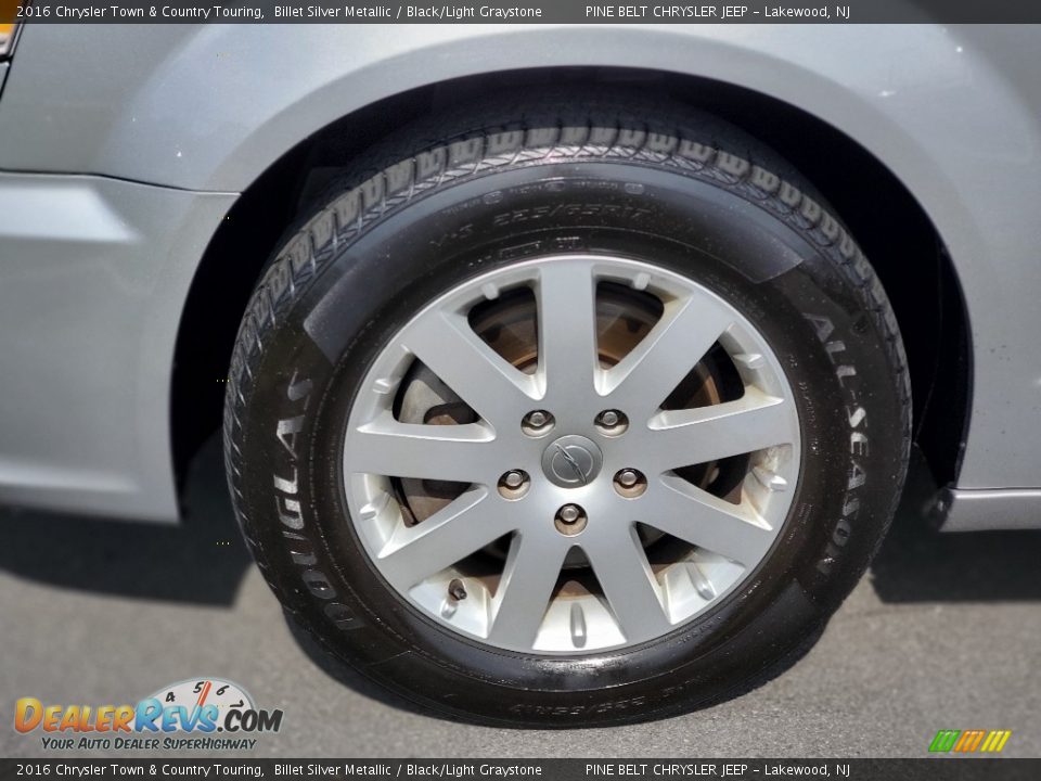 2016 Chrysler Town & Country Touring Billet Silver Metallic / Black/Light Graystone Photo #22