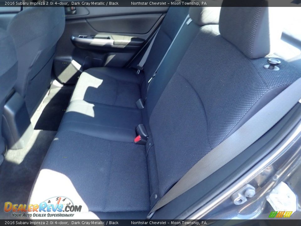 2016 Subaru Impreza 2.0i 4-door Dark Gray Metallic / Black Photo #20