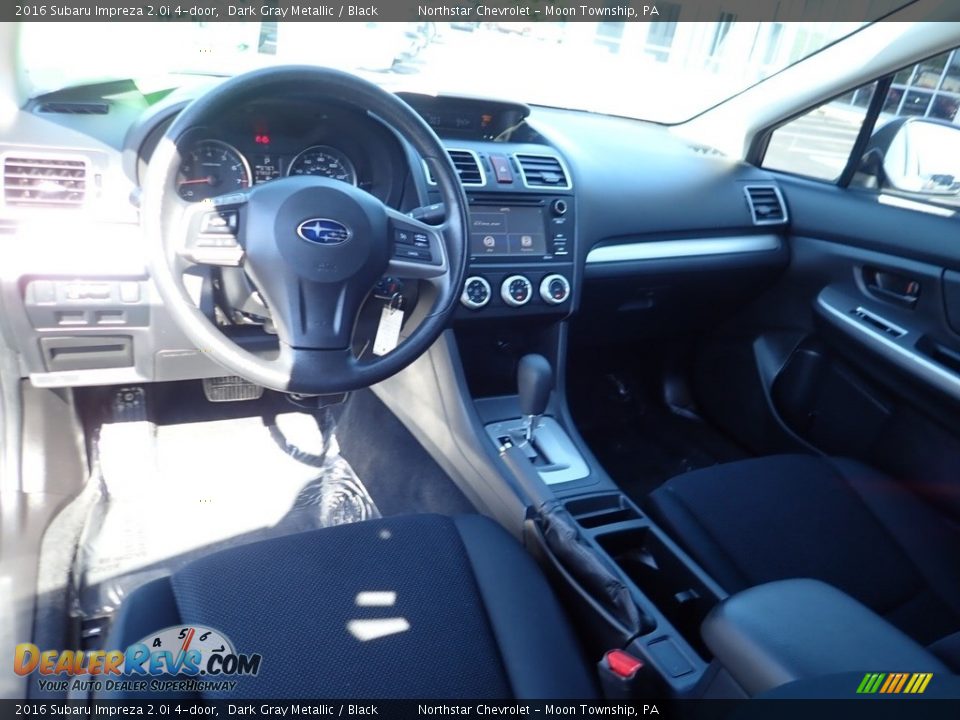 2016 Subaru Impreza 2.0i 4-door Dark Gray Metallic / Black Photo #21