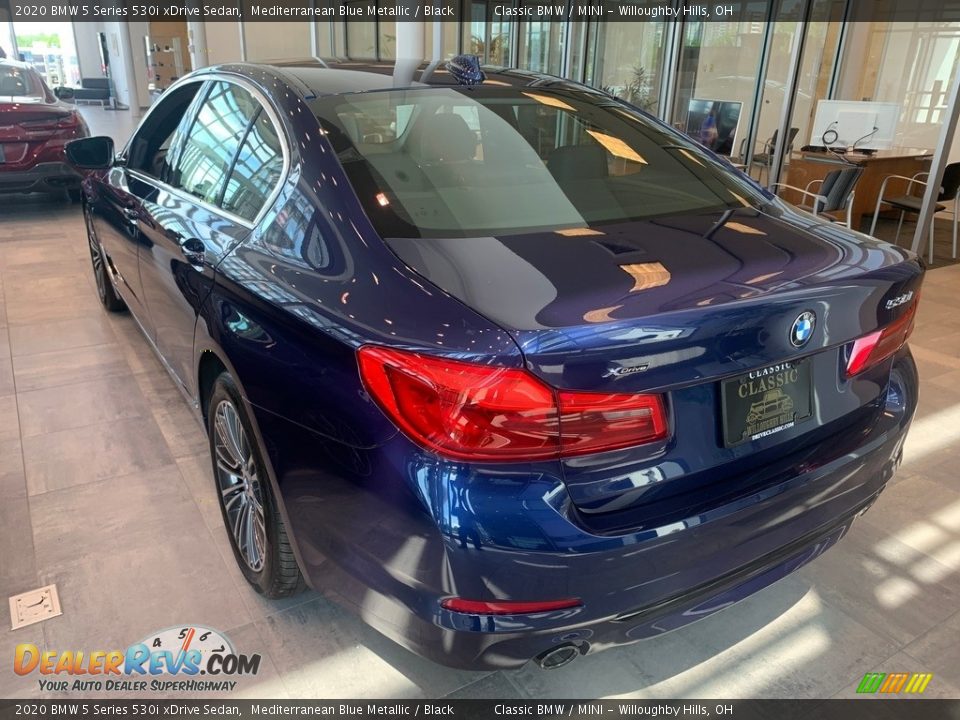 2020 BMW 5 Series 530i xDrive Sedan Mediterranean Blue Metallic / Black Photo #2