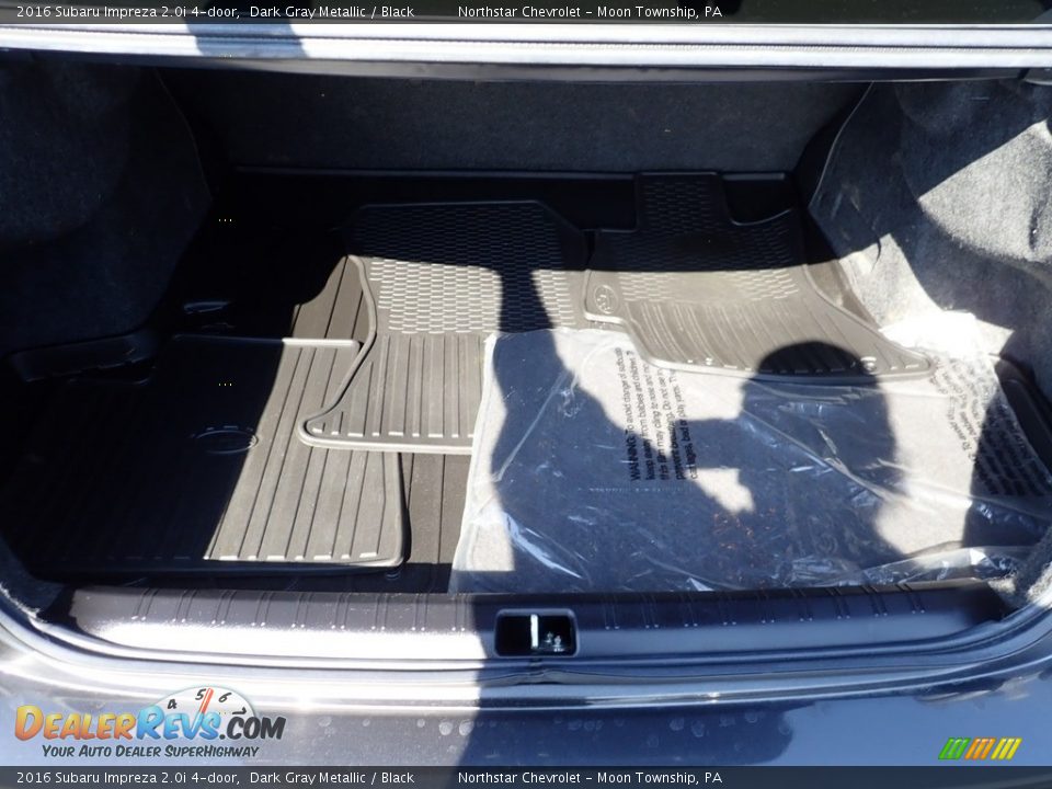 2016 Subaru Impreza 2.0i 4-door Dark Gray Metallic / Black Photo #24