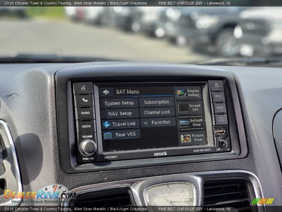 2016 Chrysler Town & Country Touring Billet Silver Metallic / Black/Light Graystone Photo #27