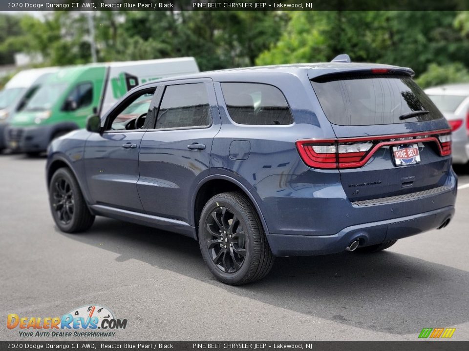 2020 Dodge Durango GT AWD Reactor Blue Pearl / Black Photo #6