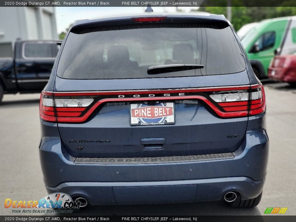 2020 Dodge Durango GT AWD Reactor Blue Pearl / Black Photo #7