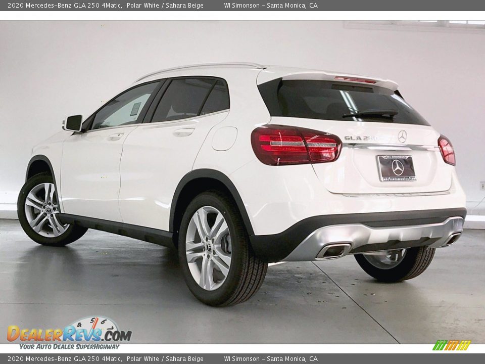 2020 Mercedes-Benz GLA 250 4Matic Polar White / Sahara Beige Photo #2