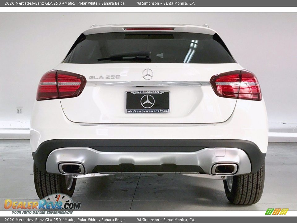 2020 Mercedes-Benz GLA 250 4Matic Polar White / Sahara Beige Photo #3