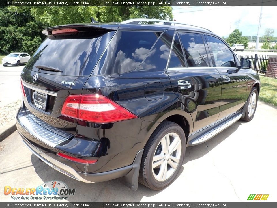 2014 Mercedes-Benz ML 350 4Matic Black / Black Photo #2