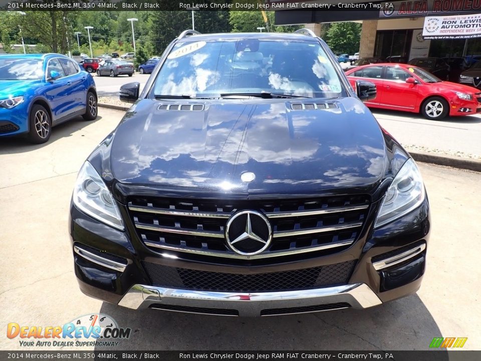 2014 Mercedes-Benz ML 350 4Matic Black / Black Photo #4