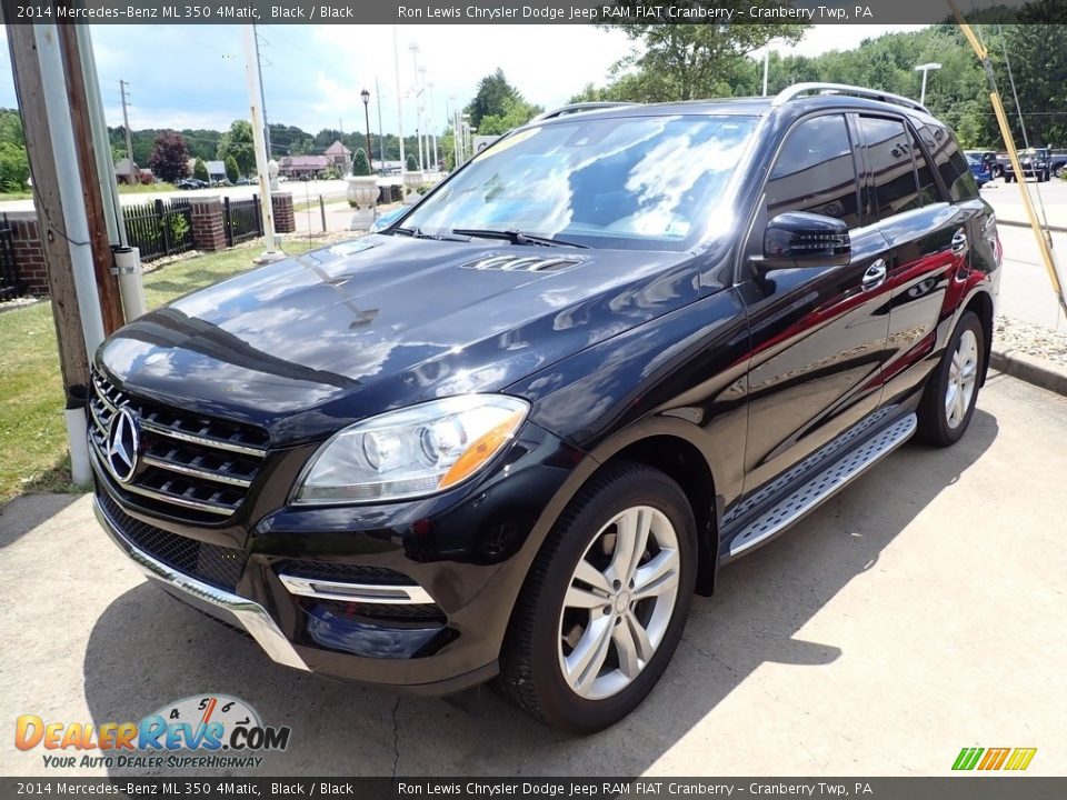 2014 Mercedes-Benz ML 350 4Matic Black / Black Photo #5