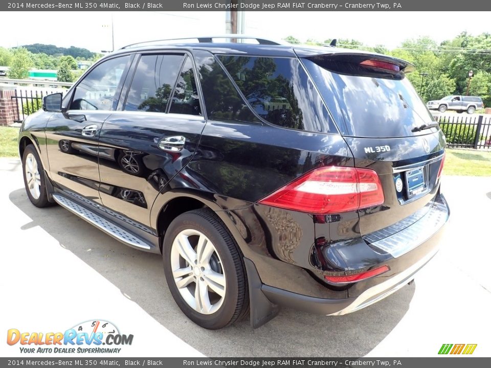 2014 Mercedes-Benz ML 350 4Matic Black / Black Photo #6