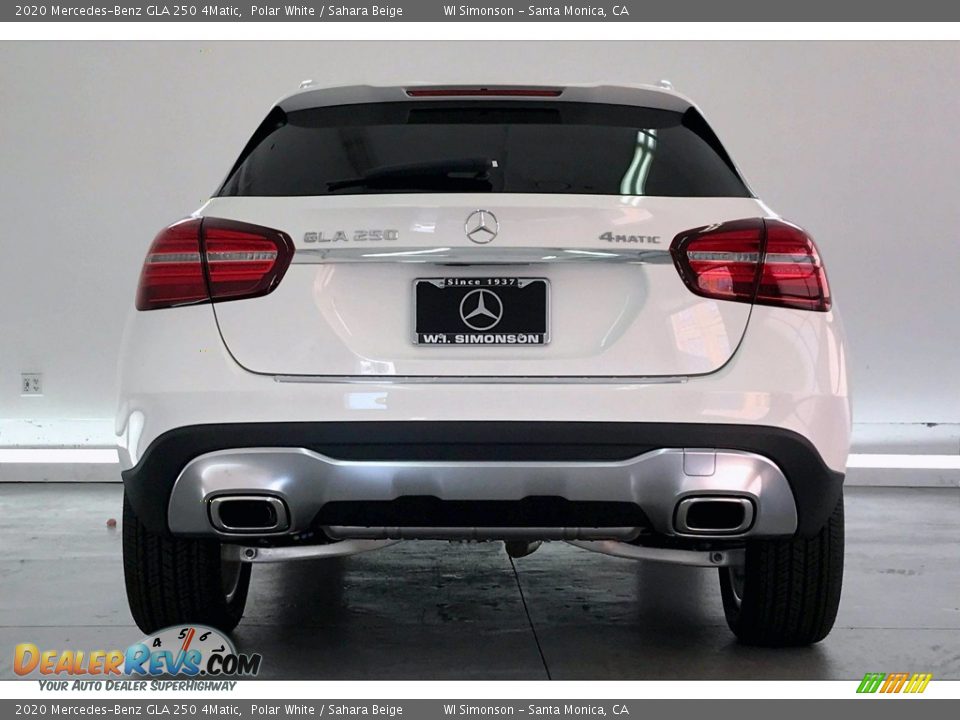 2020 Mercedes-Benz GLA 250 4Matic Polar White / Sahara Beige Photo #3