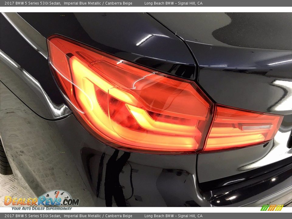 2017 BMW 5 Series 530i Sedan Imperial Blue Metallic / Canberra Beige Photo #27