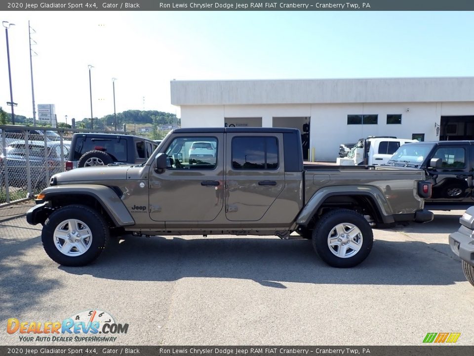 2020 Jeep Gladiator Sport 4x4 Gator / Black Photo #3